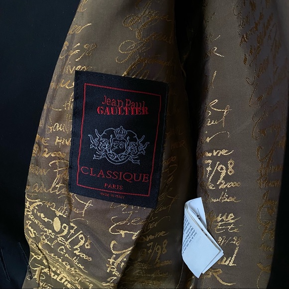 Original Jean Paul Gaultier fitted tuxedo blazer. Satin details corset - Picture 5 of 9